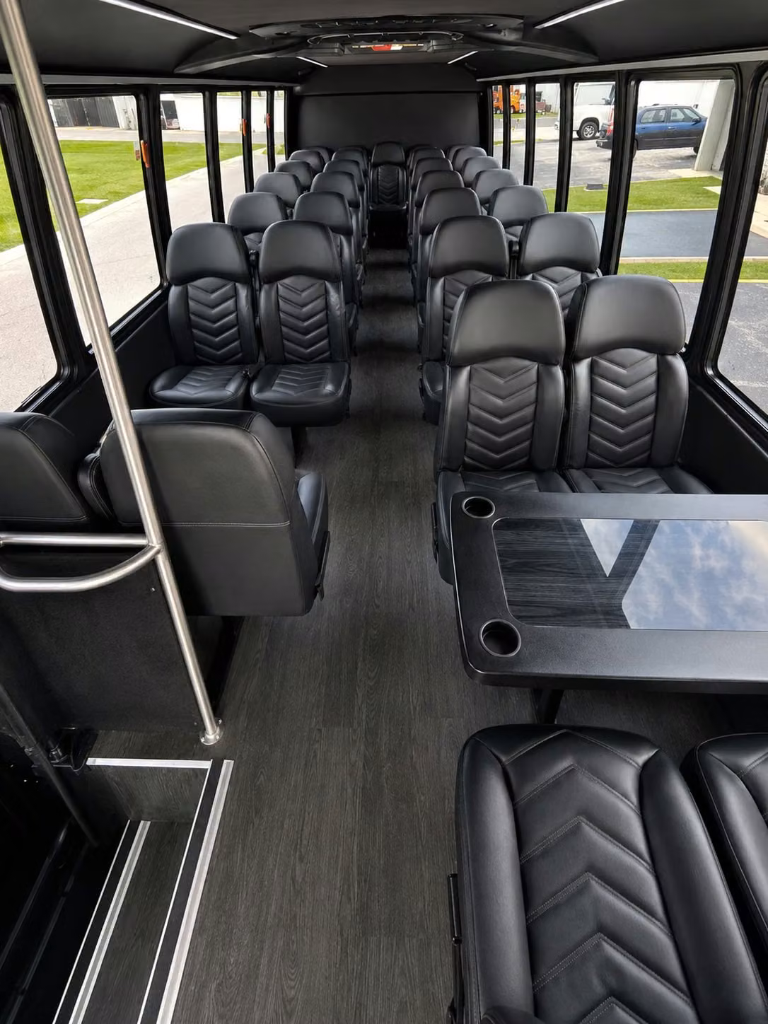 18 passenger minibus interior