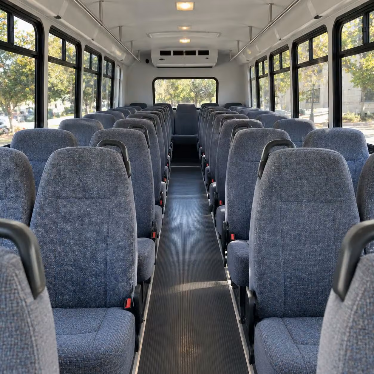 30 passenger minibus inside