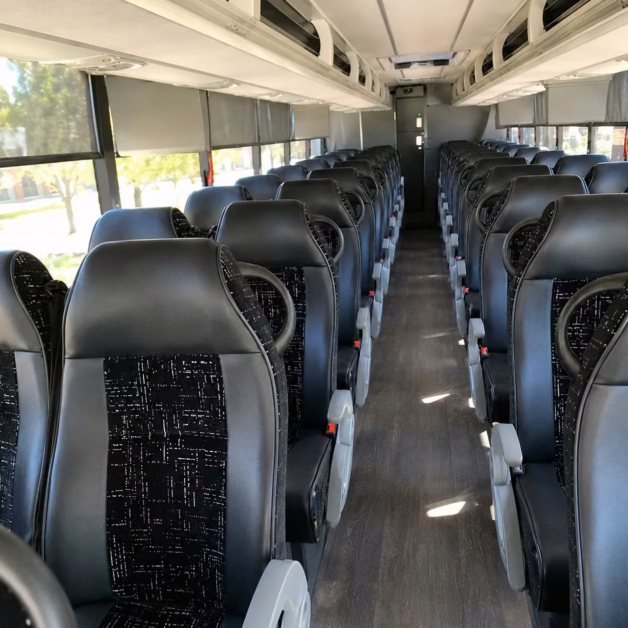 chandler charter bus interior